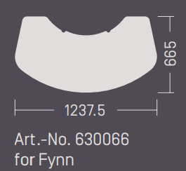 Placa de cristal especial de 6mm para FYNN XTRA