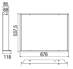 MARCO DECORATIVO 65X51S