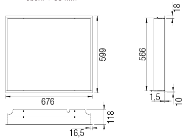 MARCO DECORATIVO 65X57S