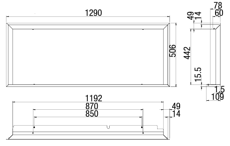 MARCO DECORATIVO 120X45S 2.0