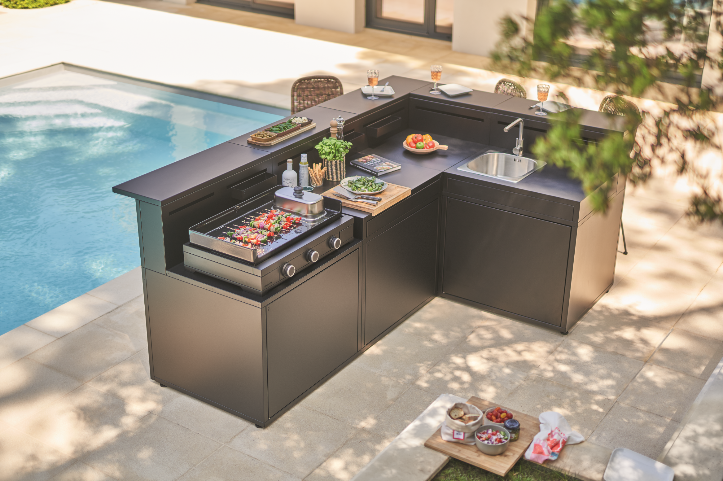 Soporte para utensilios o accesorios mesas Forge Adour 6