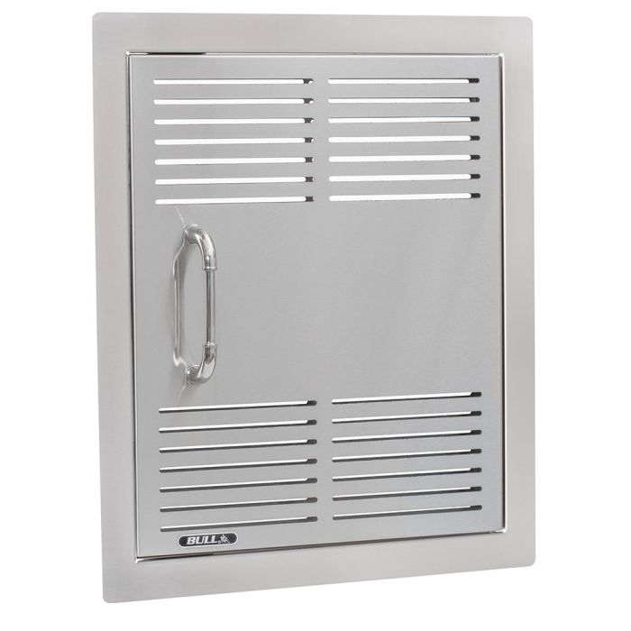 Puerta acceso ventilada inox pequeña 45x56