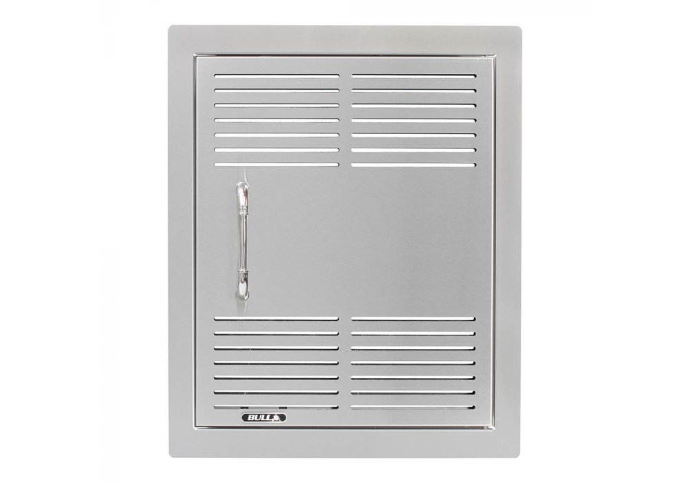 Puerta acceso ventilada inox pequeña 45x56