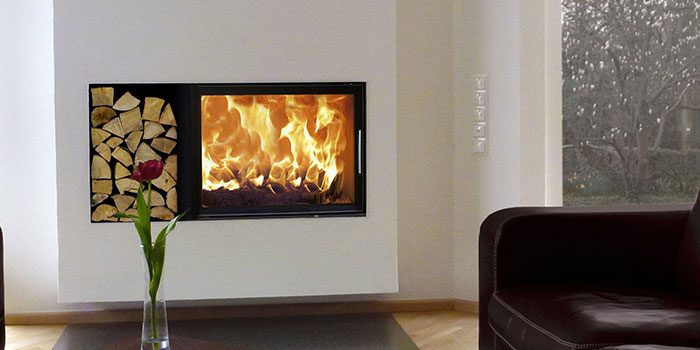 Hogar de leña 75X57K 2.0 Abatible - Frontal 1
