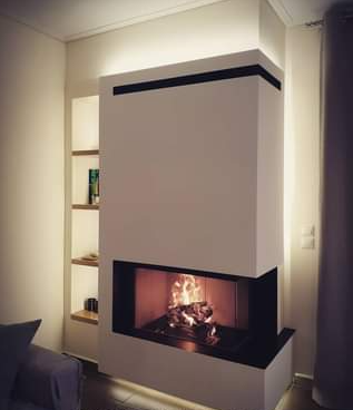 chimenea de leña ARGENTO 860 CL PREMIUM CL-CR (esquinero) 6