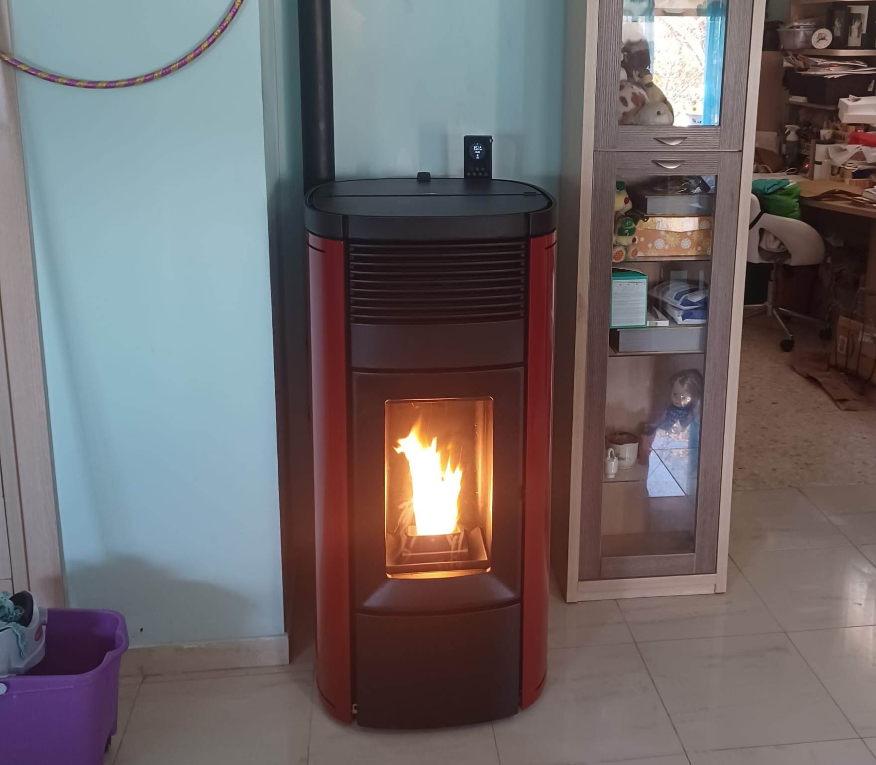 Estufa de pellet Musa Comfort Air 14kW M2+