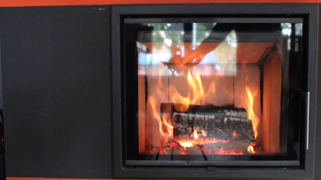 Hogar de leña calefactor HEAT F55/47 H2O (Frontal) 4