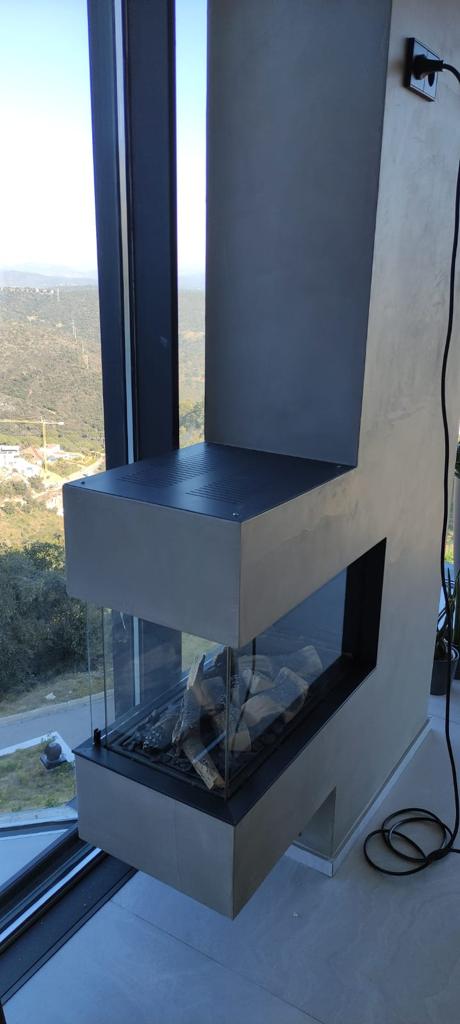 Chimenea de gas Pano 650 RD