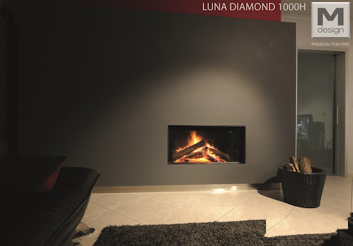 Chimenea de leña LUNA DIAMOND 1000 H (Frontal) 7