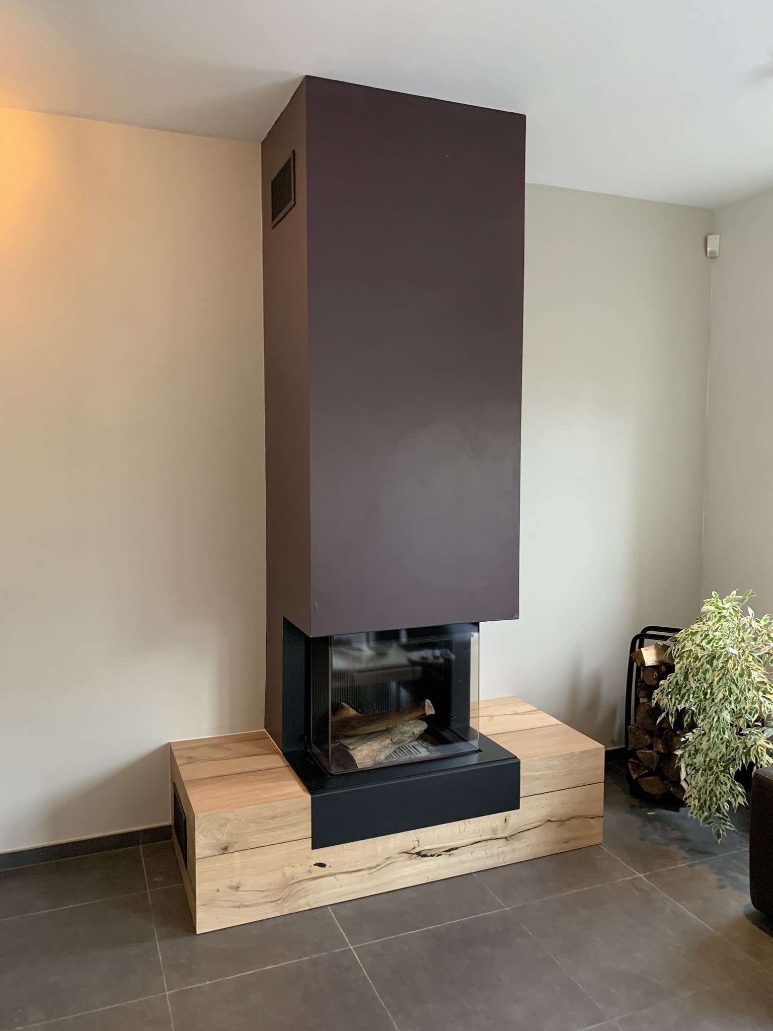 Chimenea de leña LUNA DIAMOND 800 DC 6