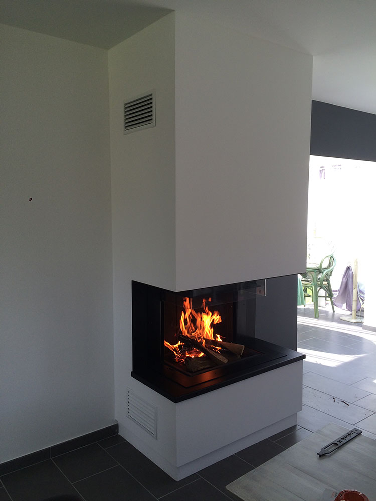 Chimenea de leña LUNA DIAMOND 800 DC 9