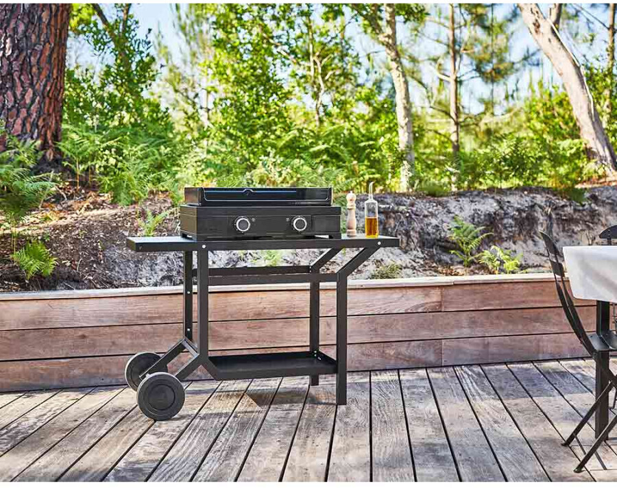Plancha eléctrica MODERN 60 ACERO NEGRO 4