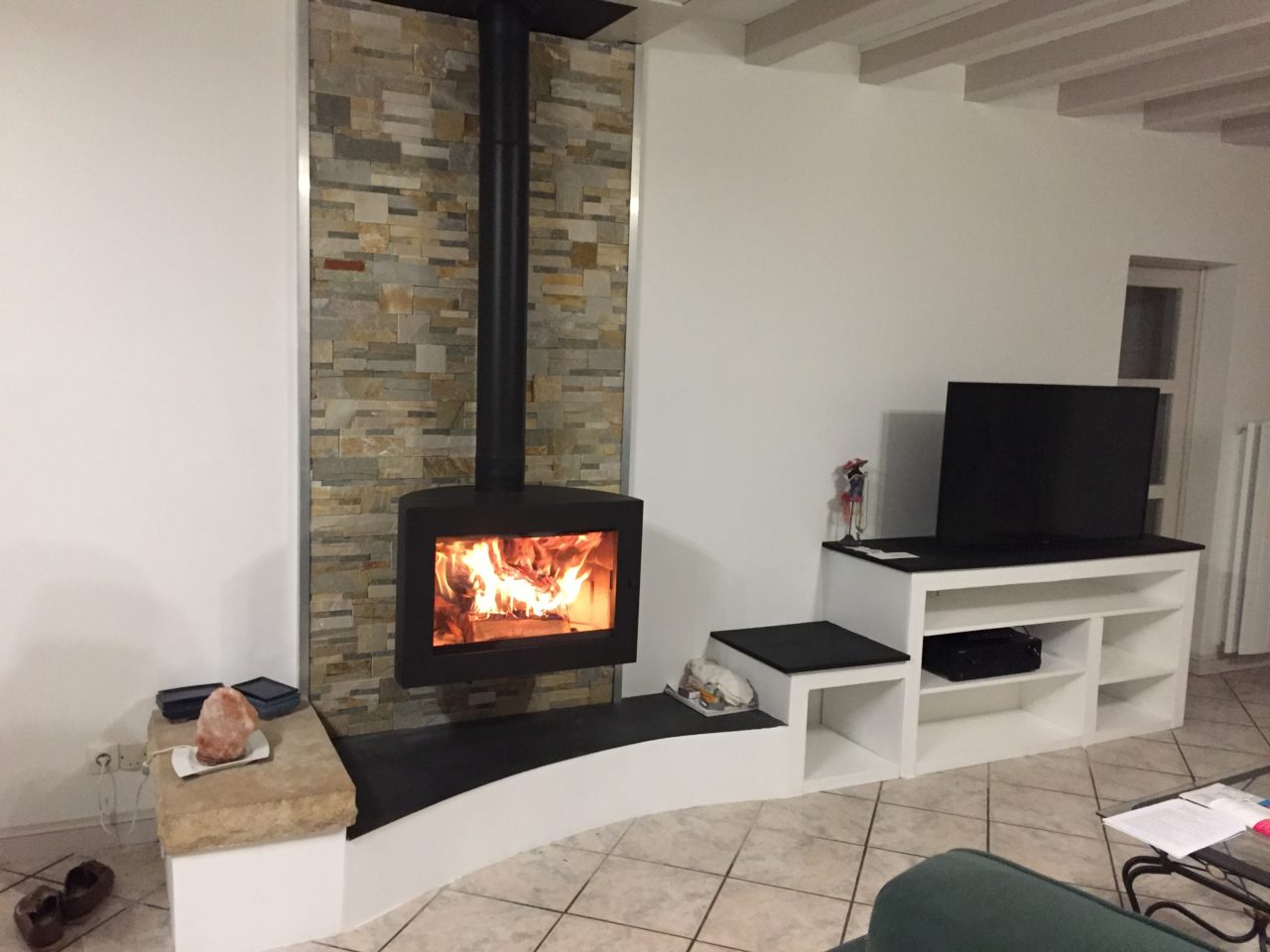 Chimenea de leña OLIVA 9