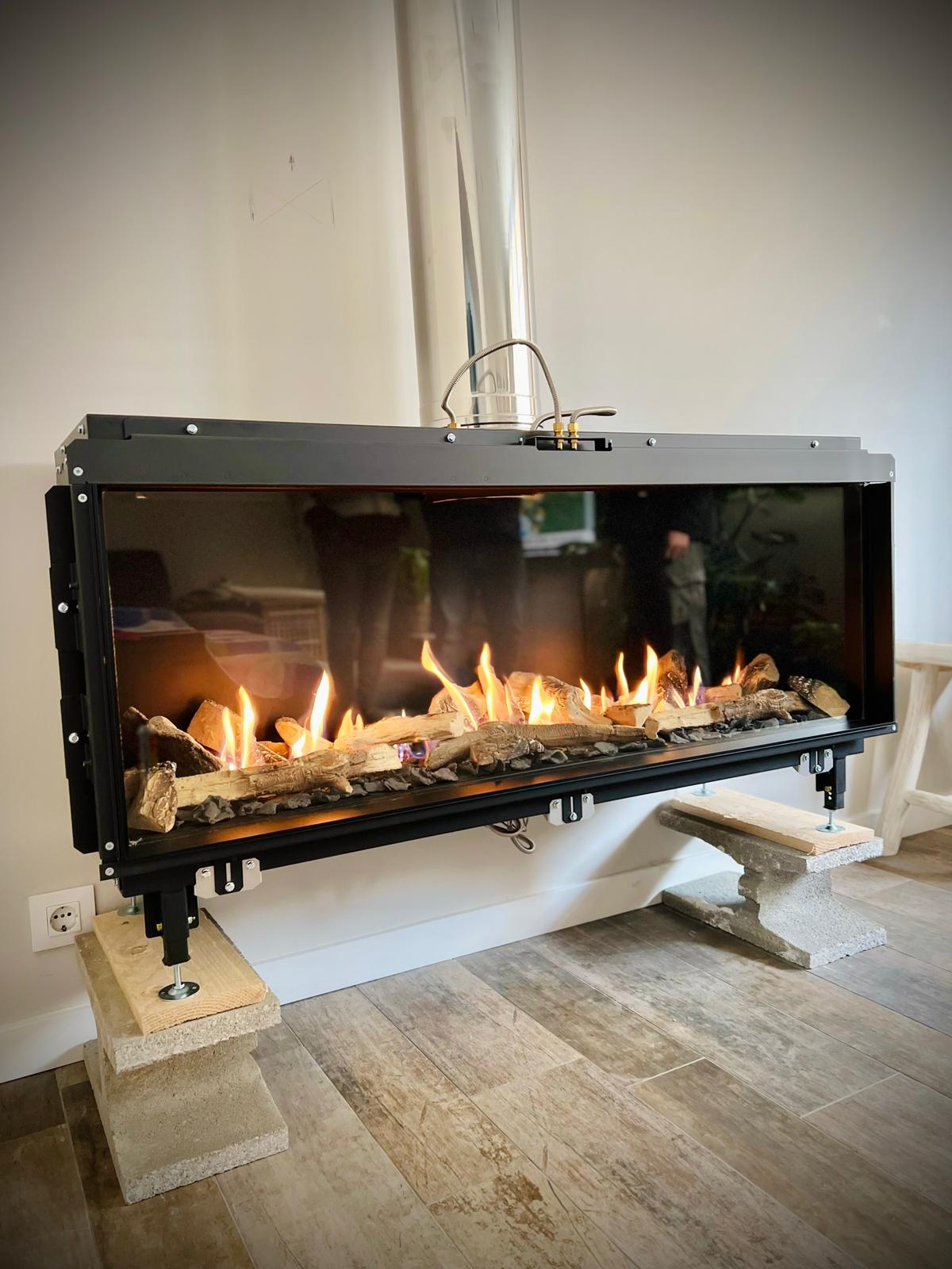 Chimenea de gas PANO 1300