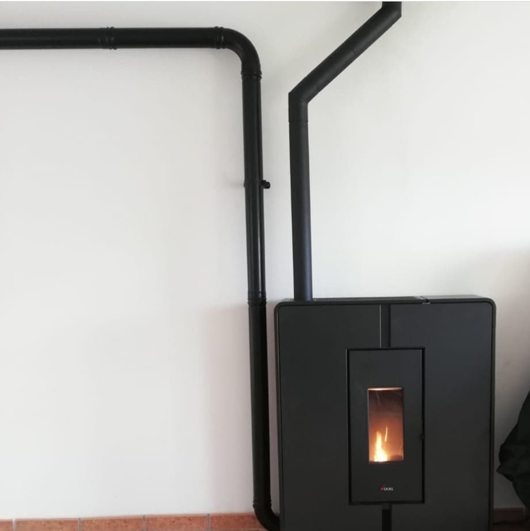 Estufa de pellet Tile 10kW Plus