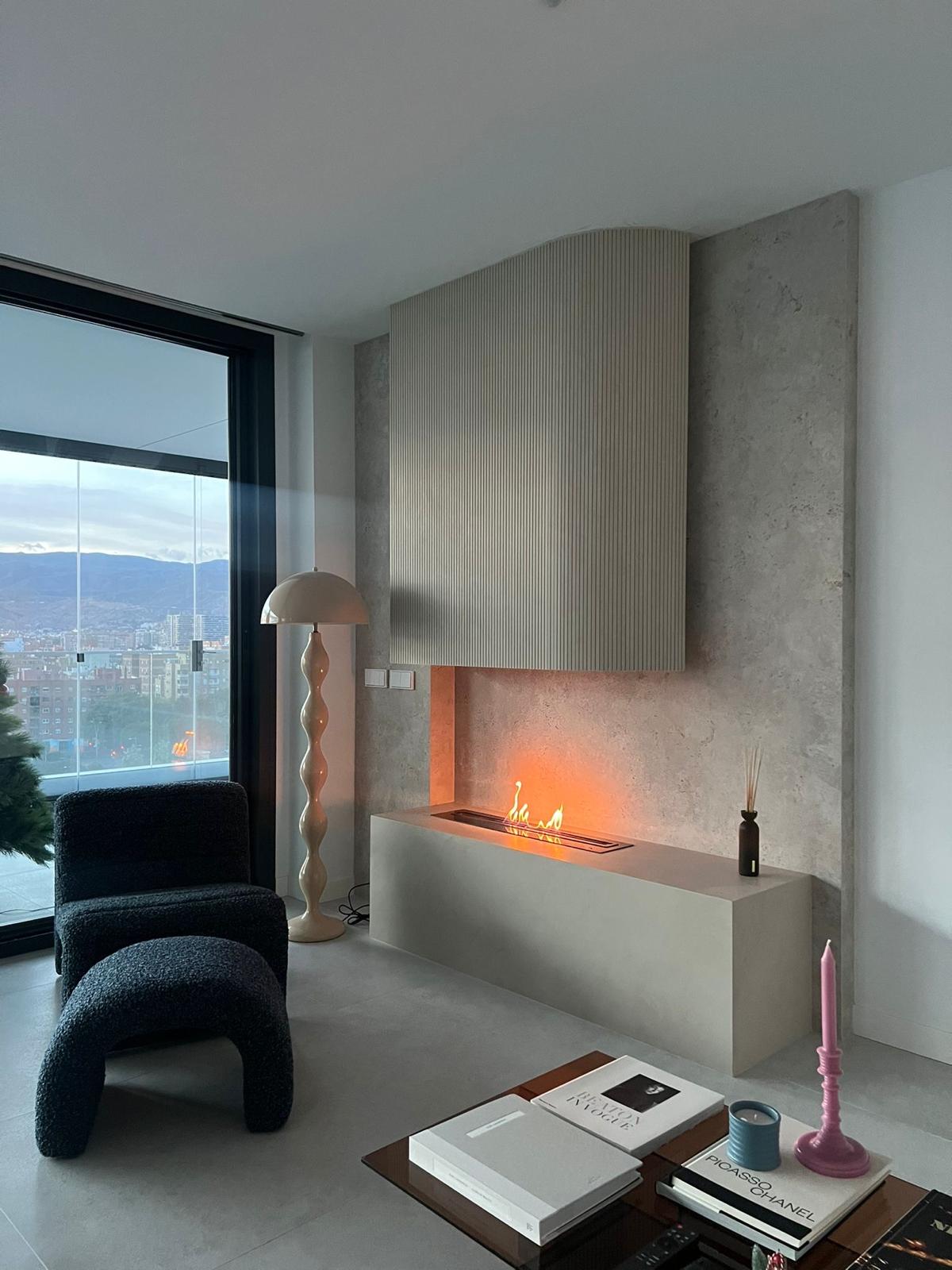 Chimenea de bioetanol Bob 90