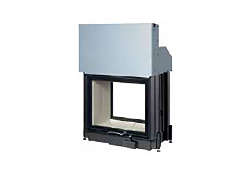 Hogar de leña 80X64S 2.0 Guillotina - Doble cara