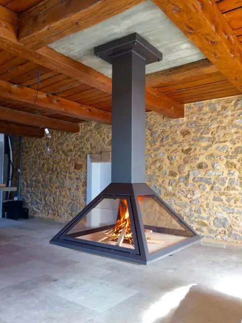 Chimenea de leña JAVEA cerrada 3