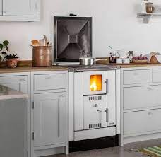 Cocina calefactora de leña K158F 6