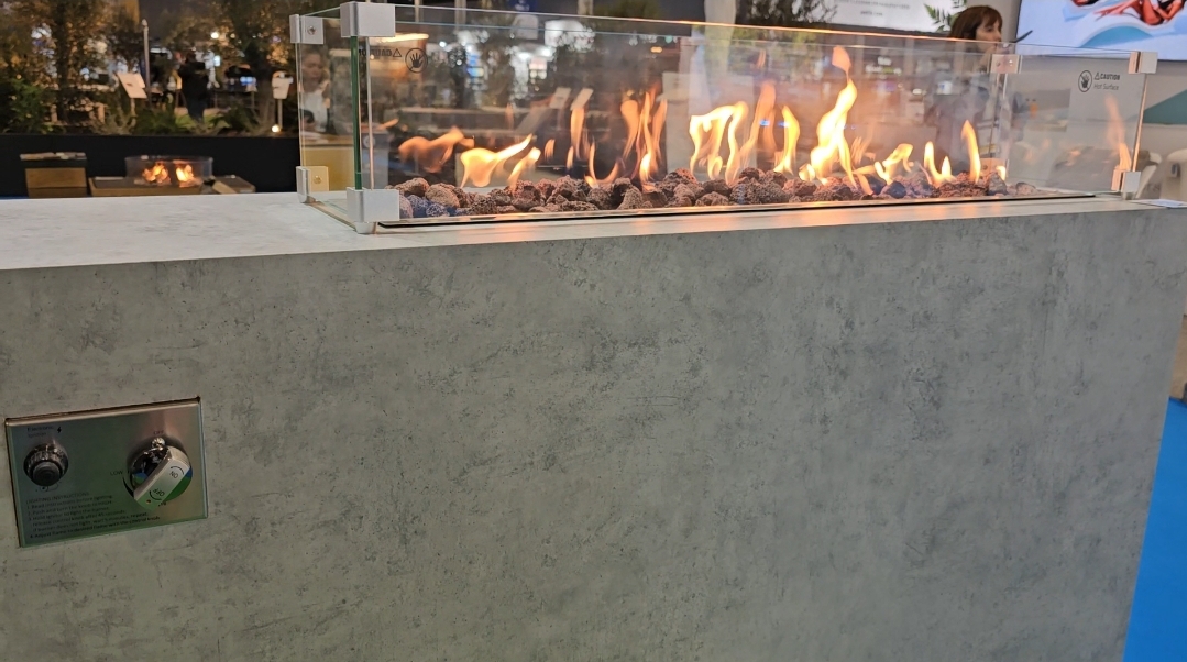 Quemador de gas rectangular 950x190 lpg NORAFLAMES 2