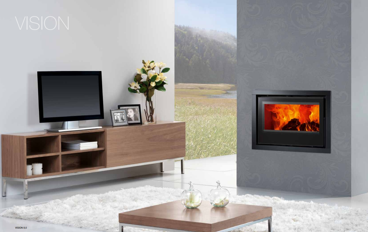 Insertable de leña VISION 8 Neo 2