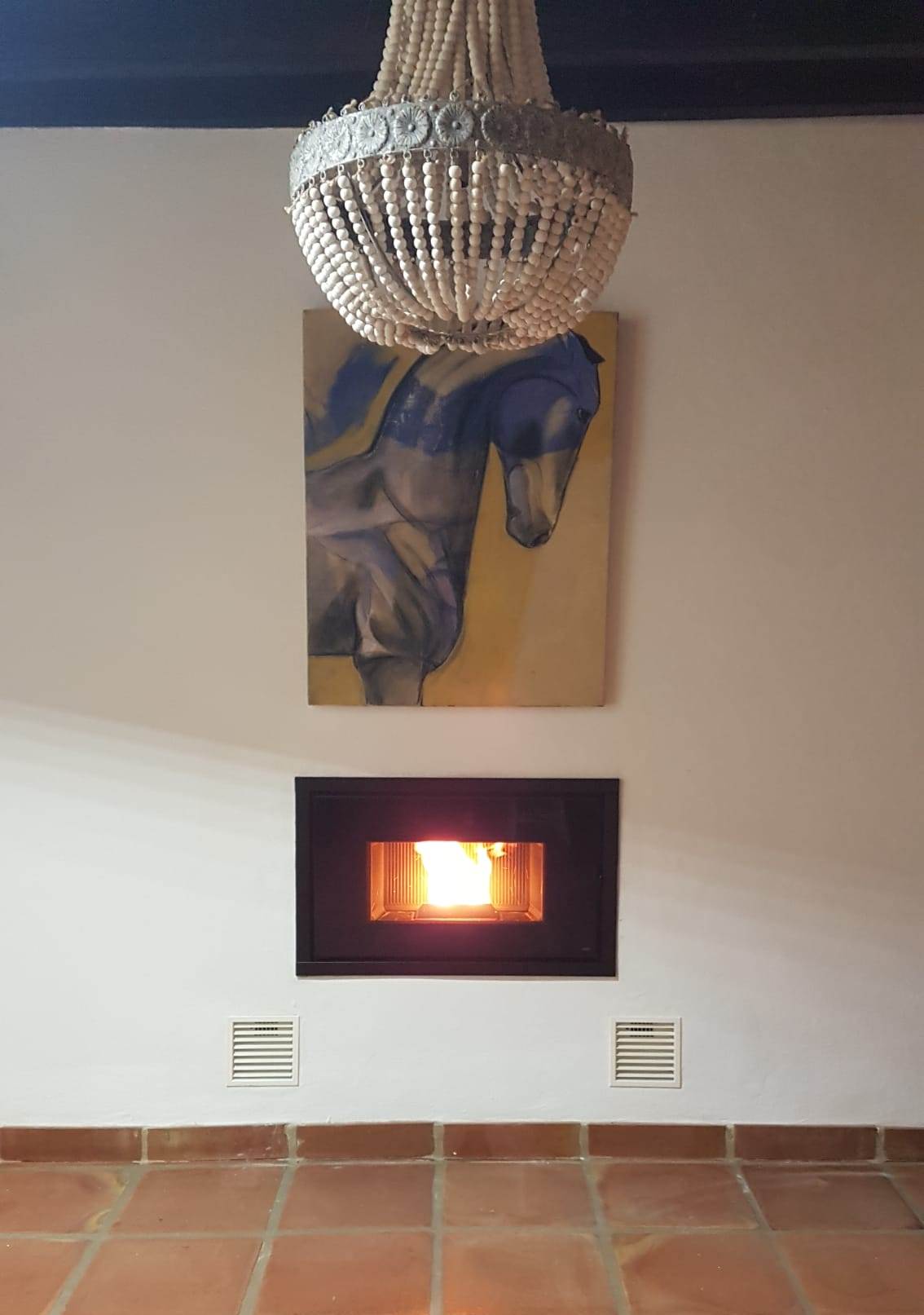 Chimenea de pellet Vivo 90 9kW 