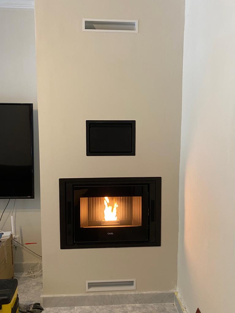 Insertable de pellet Zefiro 9kW