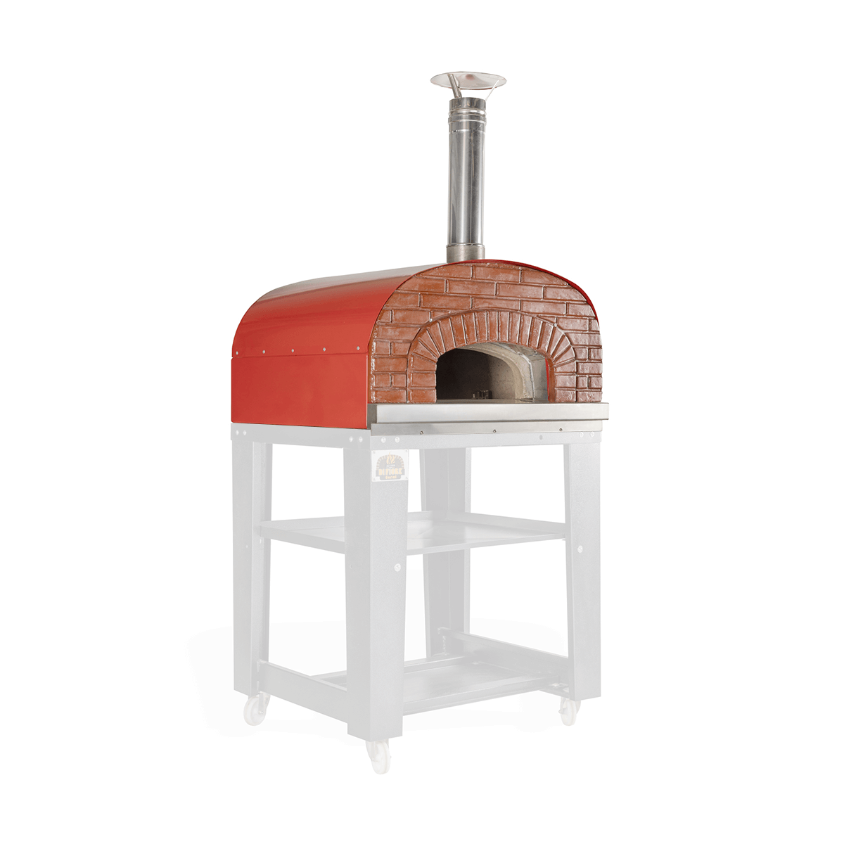 Horno de leña SPEEDY PIZZA 4 CON CARRO 5