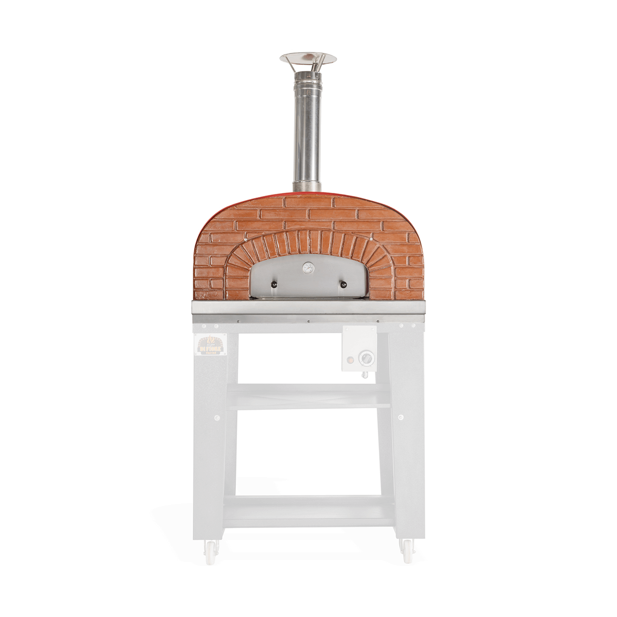 Horno de leña SPEEDY PIZZA 4 CON CARRO 4