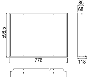 MARCO DECORATIVO 75X57S