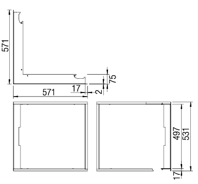 MARCO DECORATIVO 55X55X51K