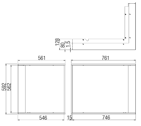 MARCO DECORATIVO 69X49X57S 2.0 R