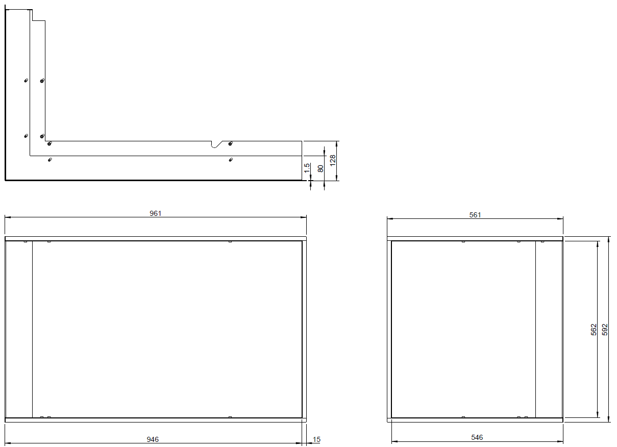 MARCO DECORATIVO 89X49X57S 2.0 L