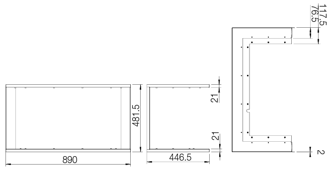 MARCO DECORATIVO 75X35X45 S3