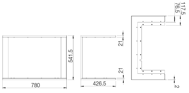 MARCO DECORATIVO 64X33X51 S3