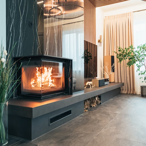 Chimenea de leña MAJA DECO 8kW (Esquinero) 4