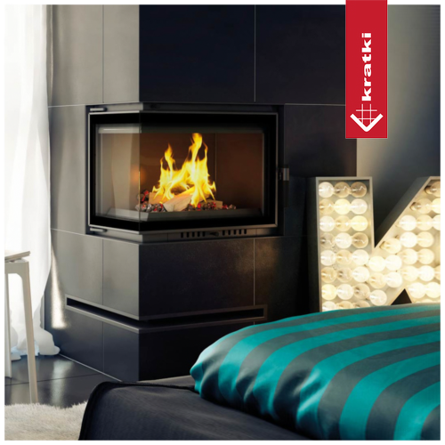 Chimenea de leña MAJA DECO 8kW (Esquinero) 3