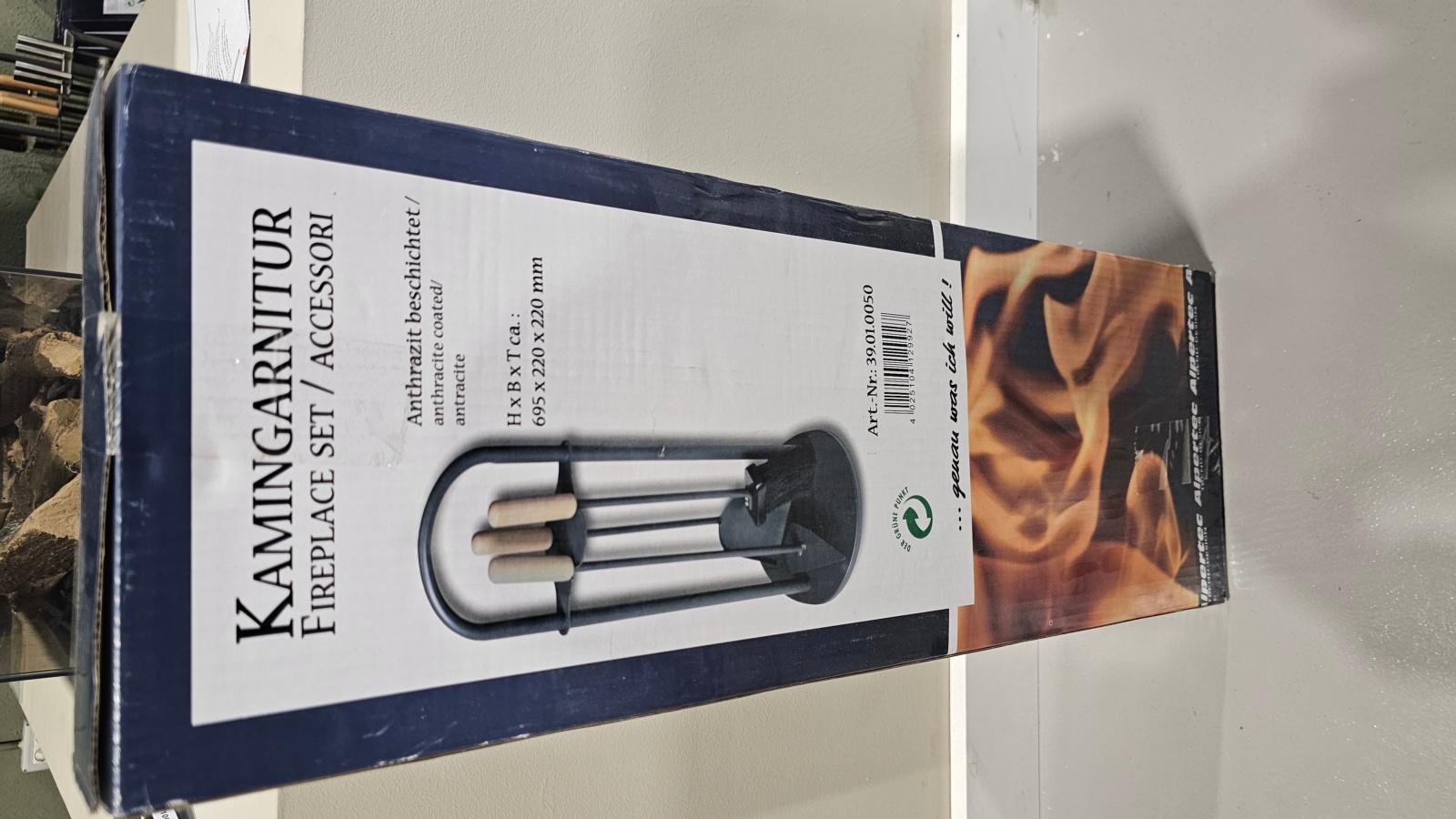 JUEGO DE UTILES 3 PIEZAS MANGO MADERA
