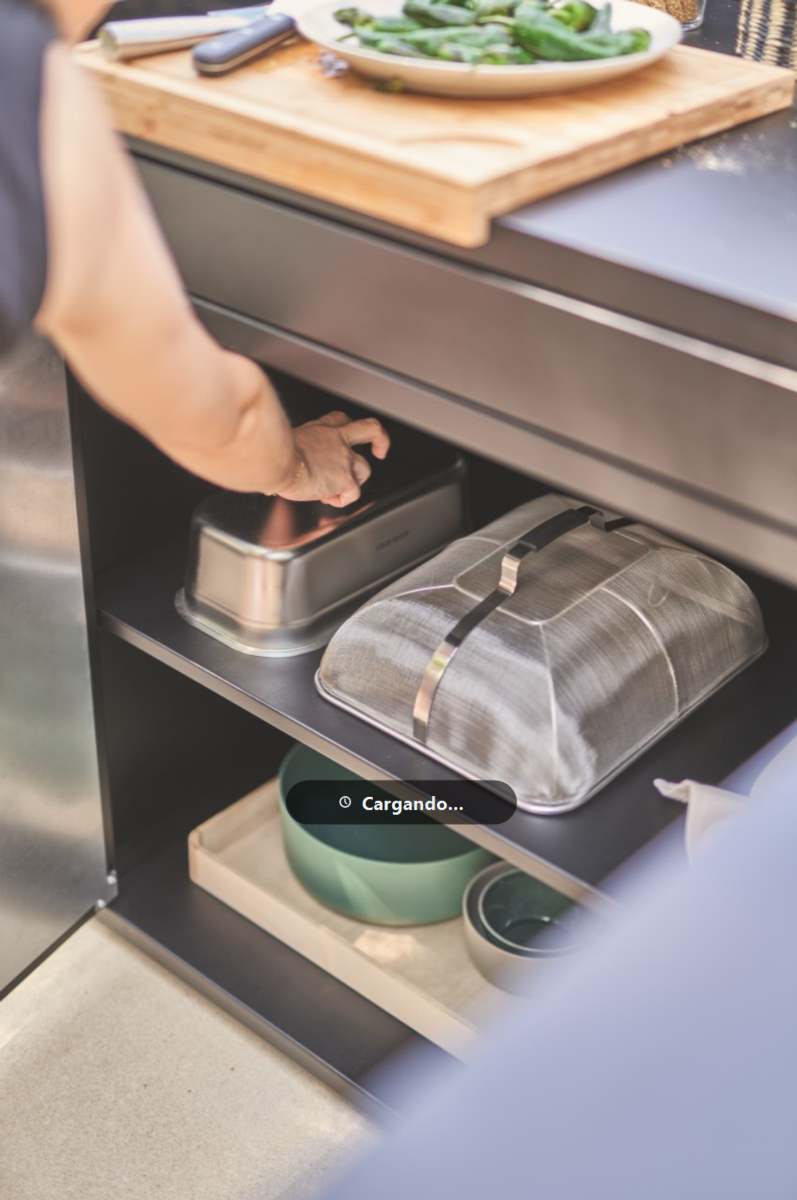 Campana de cocción rectangular Inox para planchas 2