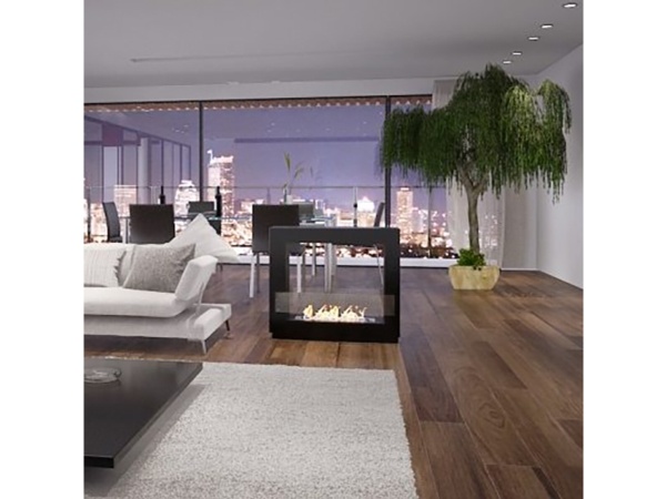 Chimenea de bioetanol electrónico ARCH (doble cara)