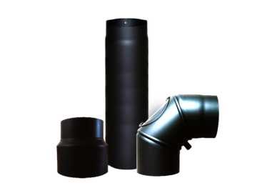 Tubos para estufas o chimeneas de leña Ø180 color antracita