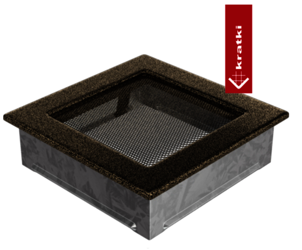REJILLA 17X17 NEGRO Y ORO 1