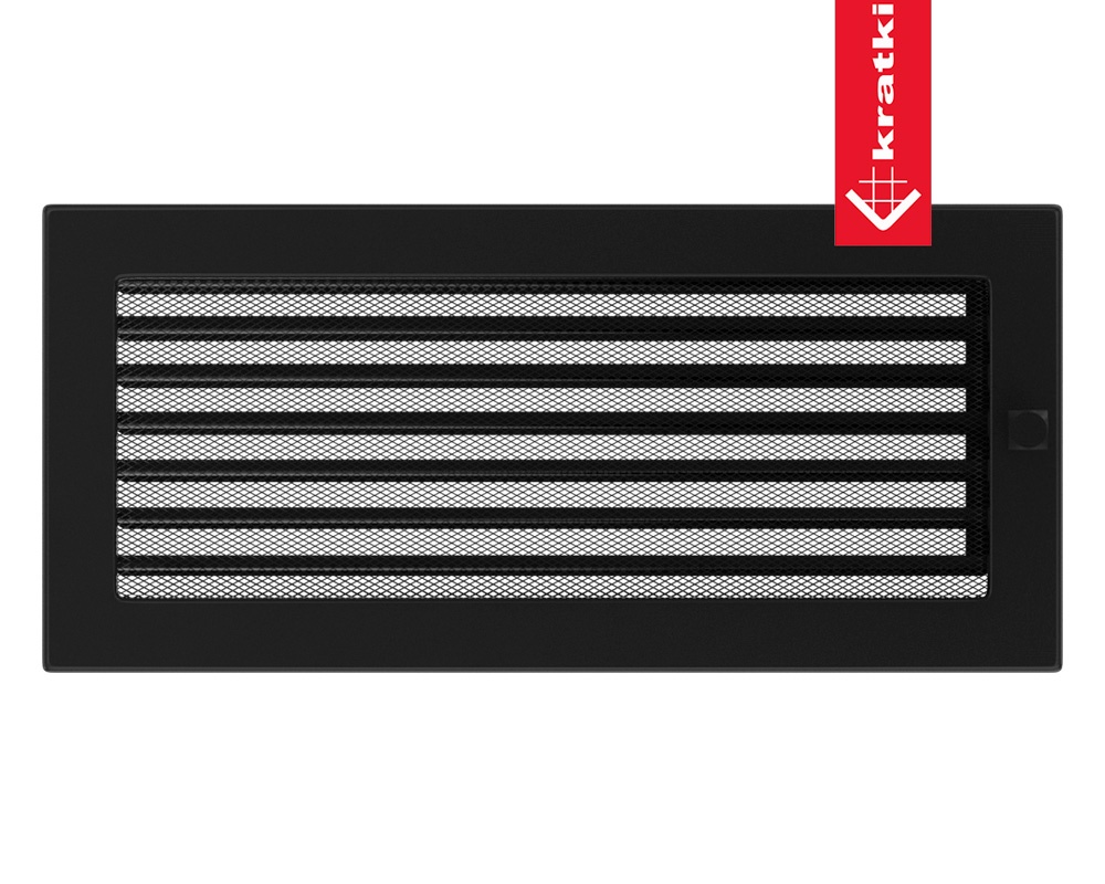 Rejilla frontal para chimeneas 37X17 OBTURABLE blanca o negra