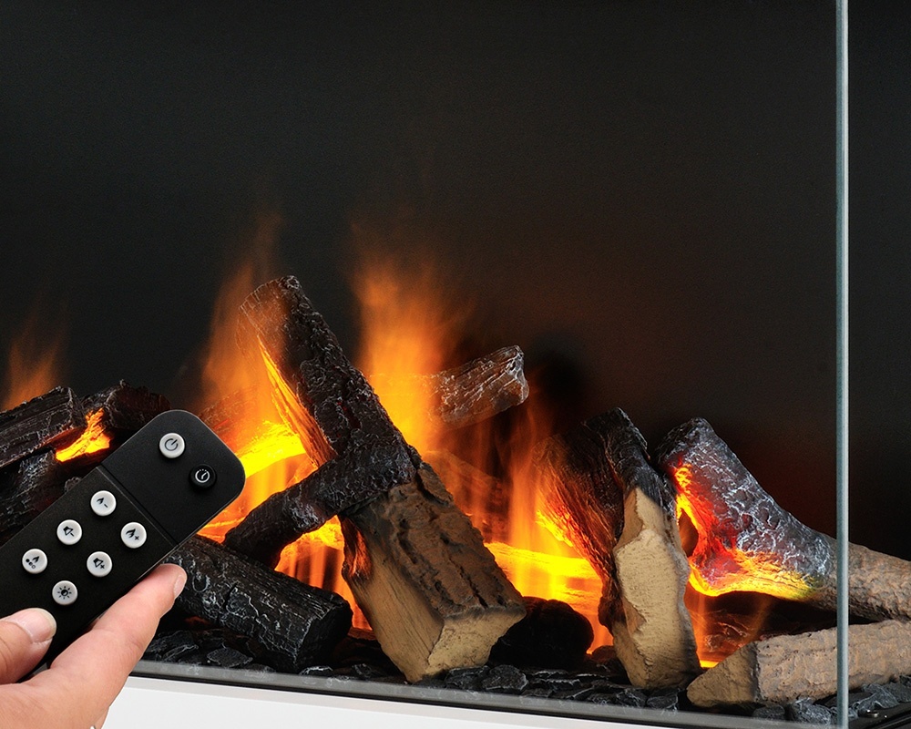 Chimenea eléctrica Vapor 3 Pasos (Frontal, rincón, doble esquina)