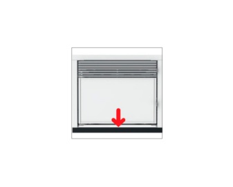 Marco inferior para marco 3L Qbox pellet 60