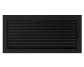 Rejilla frontal para chimeneas 45X22 OBTURABLE blanca o negra