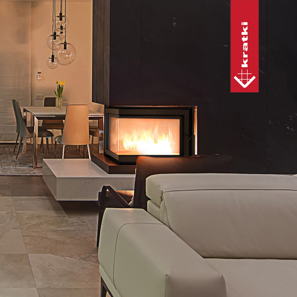 Chimenea de leña MAJA 8kW (Esquinero) 2