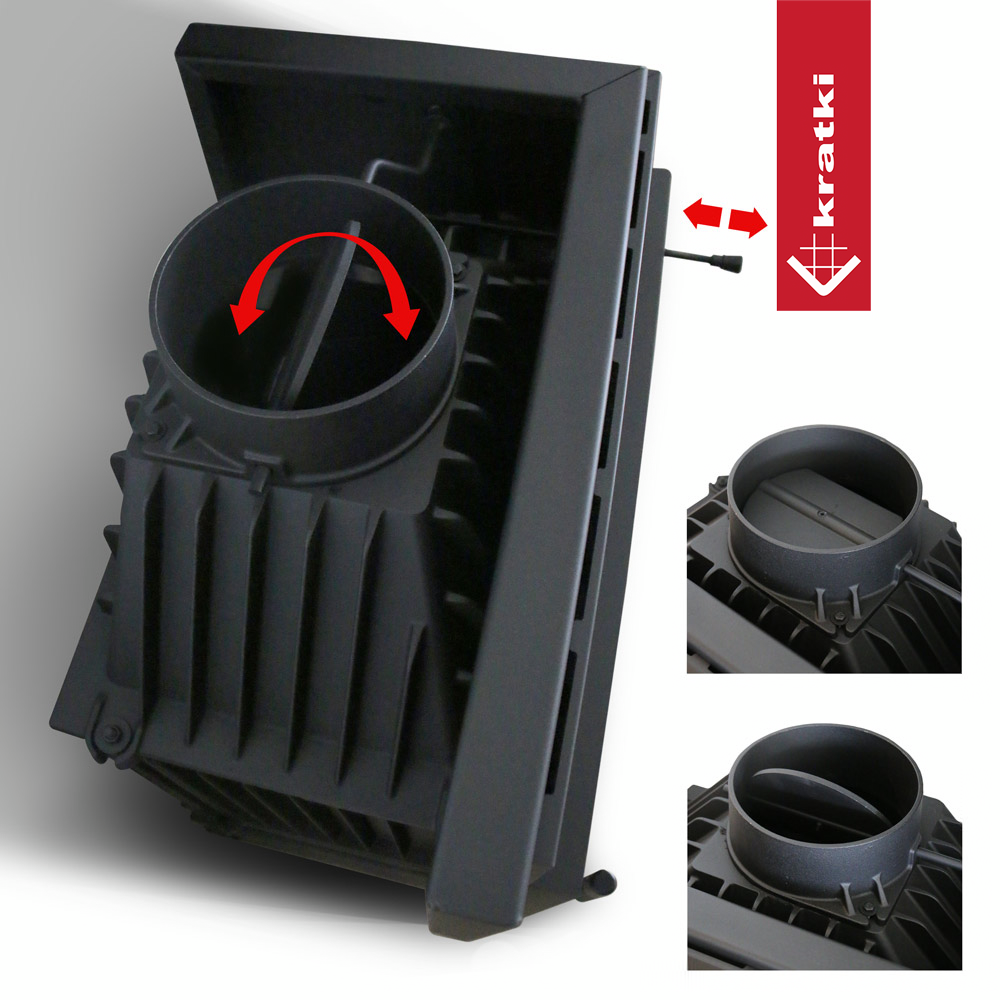 Chimenea de leña MAJA 8kW (Esquinero) 3