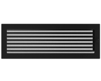 Rejilla frontal para chimeneas 49x17 OBTURABLE blanca o negra