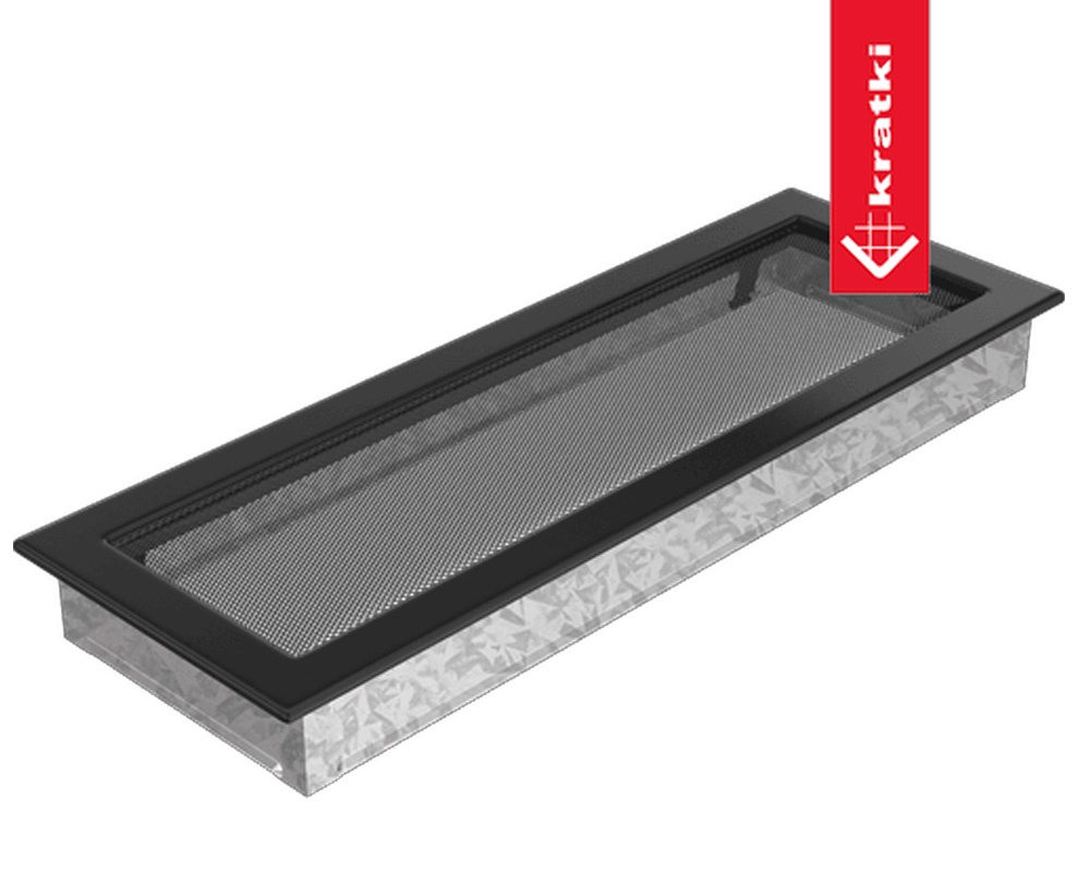 Rejilla frontal para chimeneas 49X17 blanca o negra 1